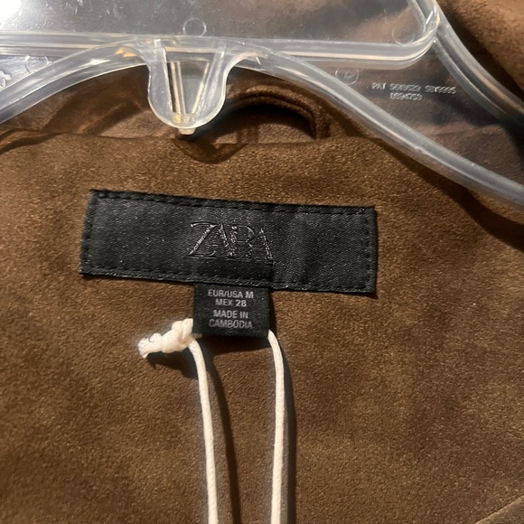 Zara suede oversized jacket - Picture 4 of 7